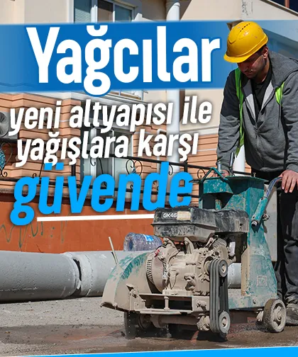 Yağcılar yeni altyapısı ile yağışlara karşı güvende
