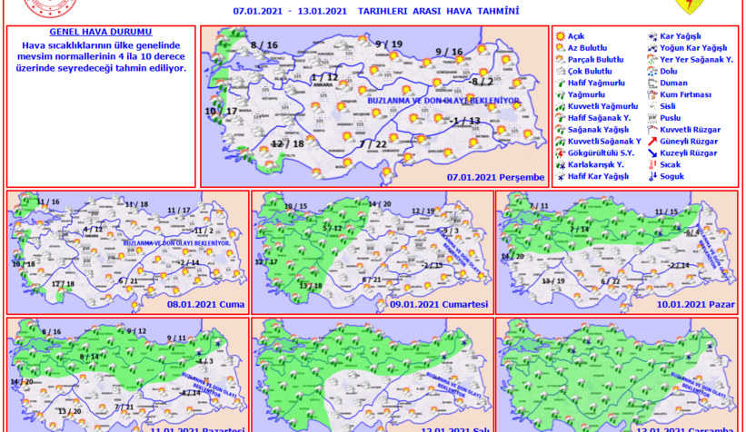 Yağış geliyor, günlerce sürmesi bekleniyor