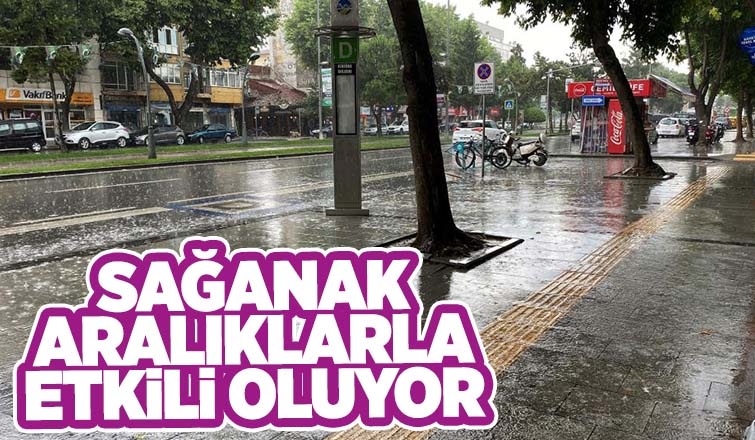 Yağışlı hava aralıklarla etkili oluyor