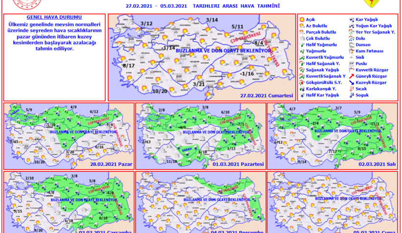 Yağmur geliyor, günlerce sürecek