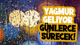 Yağmur geliyor  sıcaklık 10 derece birden düşecek