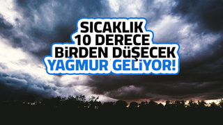 Yağmur geliyor: Sıcaklık düşecek