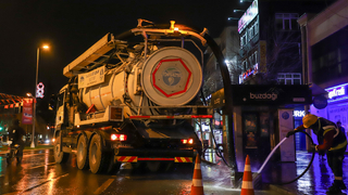 Yağmur suyu hatları güvenli hale getirildi