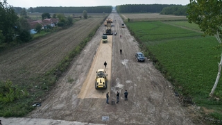 Yahyalı Bağlantı Yolu’nda asfalt hazırlığı