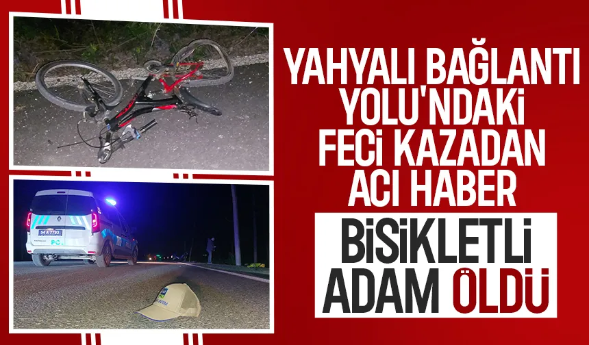 Yahyalı bağlantı yolundaki kazadan ölüm haberi geldi