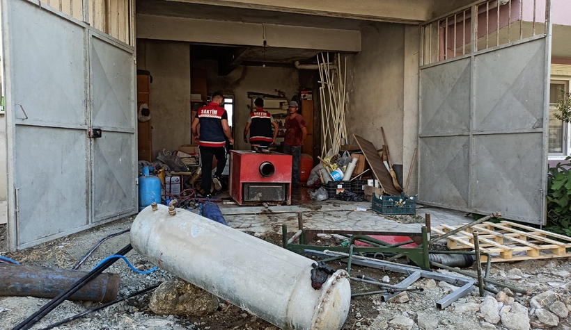 Yakıt tankı alev aldı