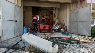 Yakıt tankı alev aldı