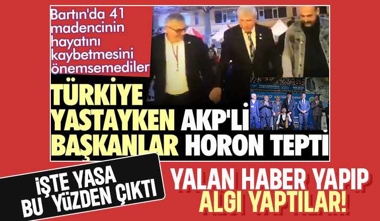 Yalan habere tepki: hesaplaşacağız