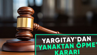 Yanaktan öpme sarkıntılık sayıldı