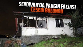 Yanan evde cesedi bulundu