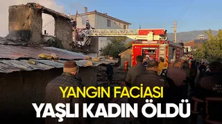 Yanan evde yaşlı kadının cesedi bulundu