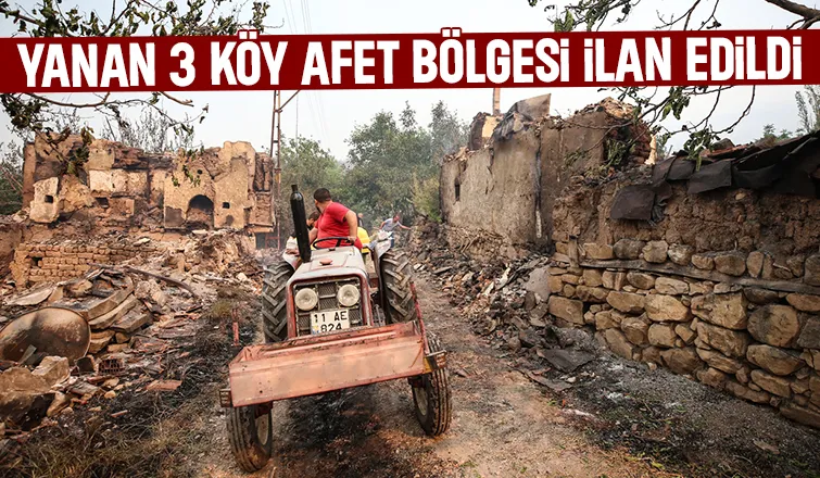 Yanan köylerdeki vatandaşlar için konteyner kent kurulacak