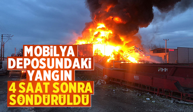 Yangın 4 saat sonra söndürüldü