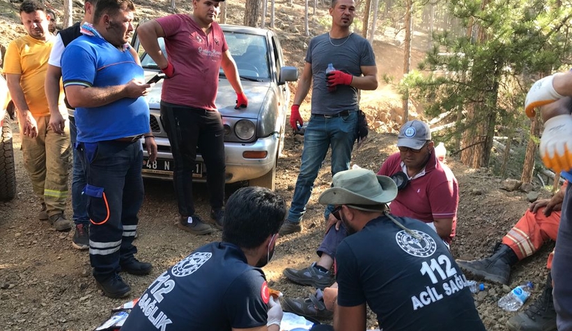 Yangın bölgesinde yaraları sarıyorlar