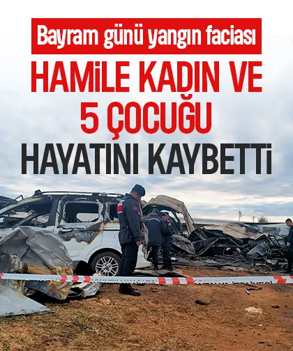 Yangın faciası hamile kadın ve 5 çocuğu öldü