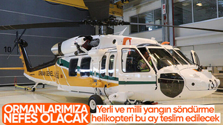 Yangın söndürme helikopteri 'Nefes'in 2'ncisi, bu ay envantere girecek