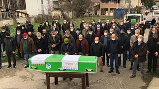 Yangında ölen Mustafa Yazıcı toprağa verildi