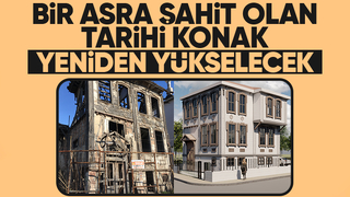 Yangında zarar gören asırlık konak restore edilecek