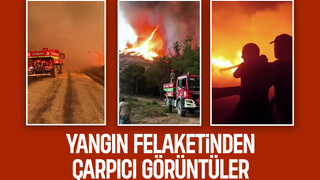 Yangınının görünmeyen kahramanları kamerada