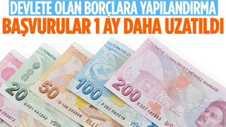 Yapılandırma başvuruları 1 ay uzatıldı