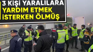 Yardıma koştular kazada hayatlarını kaybettiler