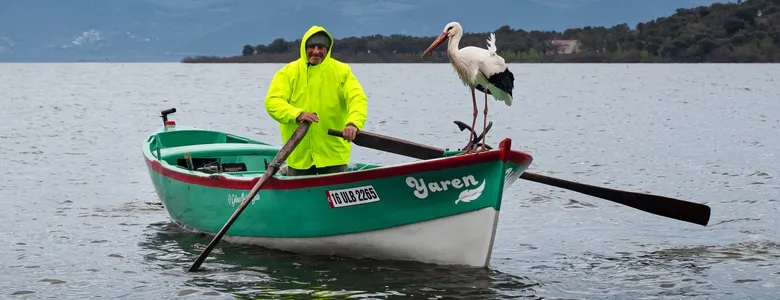 Yaren leylek bu yıl erken geldi