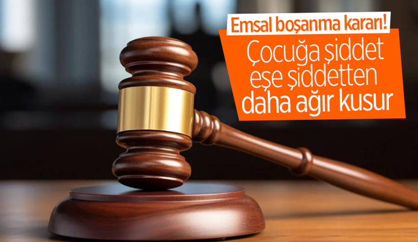 Yargıtay'dan emsal boşanma kararı!