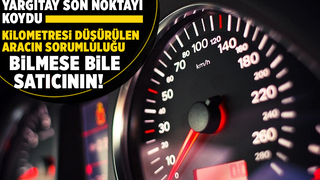 Yargıtay'dan kilometresi düşürülen araç kararı
