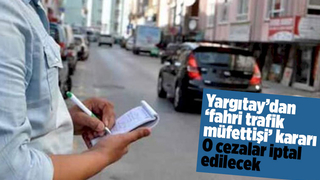 Yargıtay fahri trafik müfettişlerine dur dedi