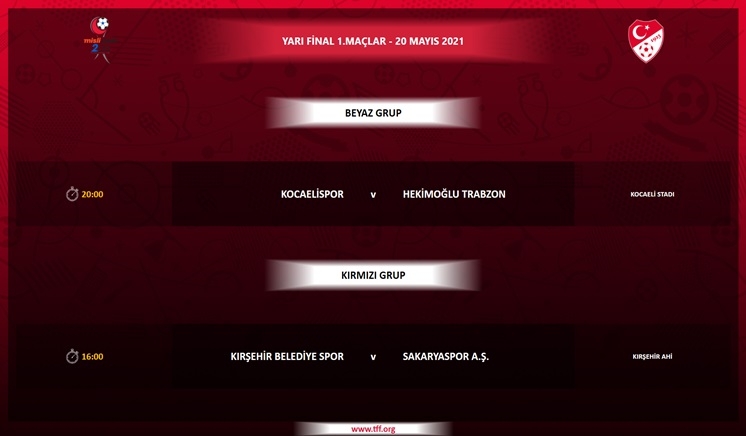 Yarı finalde rakip Kırşehir Belediyespor 