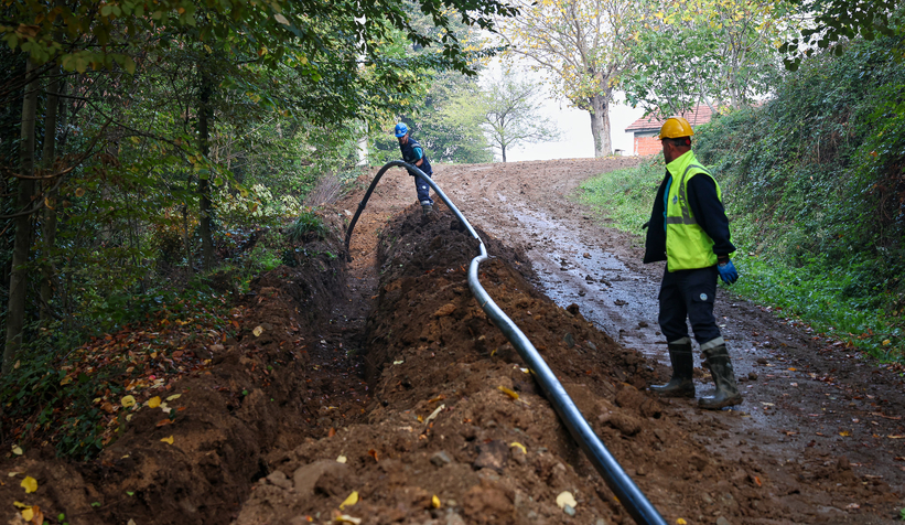 Yarıca’ya 2 bin 800 metrelik içme suyu hattı