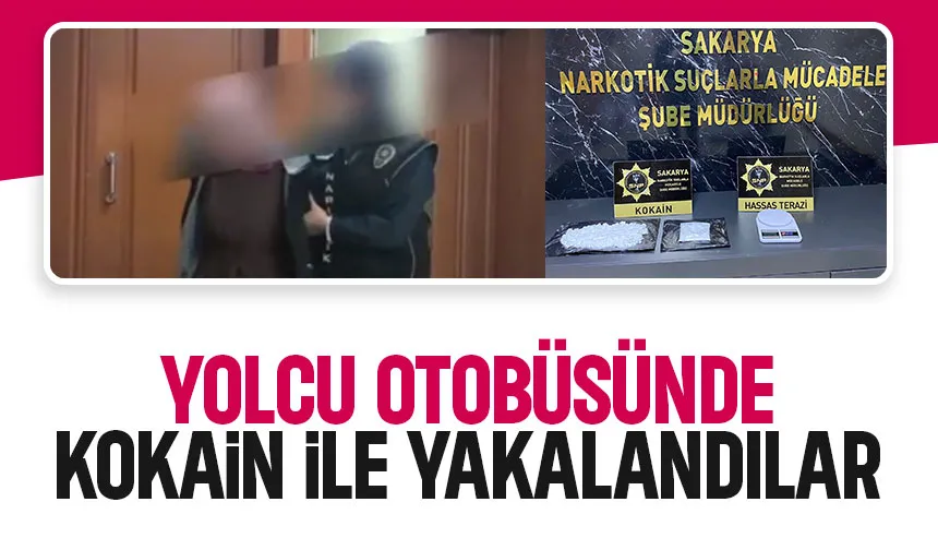 Yarım kilo kokain ile yakalandılar