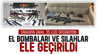 Yasadışı silah satışına 35 ilde operasyon