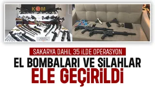 Yasadışı silah satışına 35 ilde operasyon