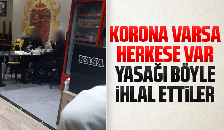 Yasağı kendileri ihlal etti
