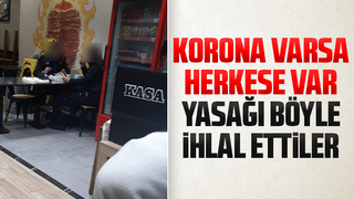 Yasağı kendileri ihlal etti