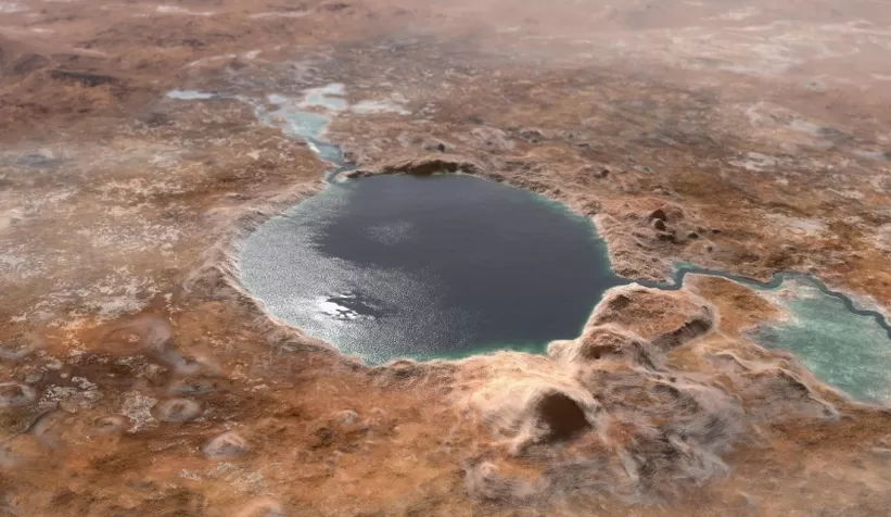 Yaşam ihtimali var: Mars'ta antik bir gölün varlığı doğrulandı