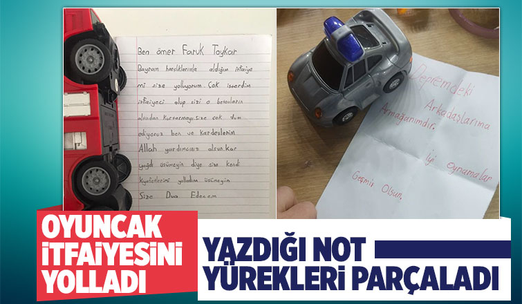 Yaşı küçük, yüreği kocaman; Yazdığı not yürekleri parçaladı