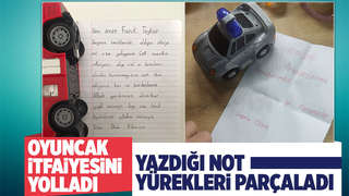 Yaşı küçük, yüreği kocaman; Yazdığı not yürekleri parçaladı