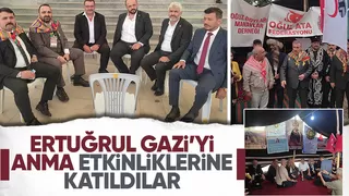 Yasin Kobal ve meclis üyeleri Ertuğrul Gazi'yi anma etkinliklerine katıldı