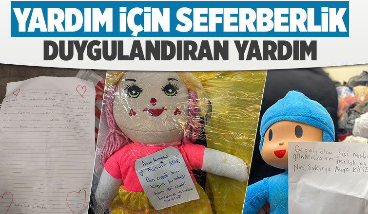 Yaşları küçük yürekleri büyük duygulandıran yardım