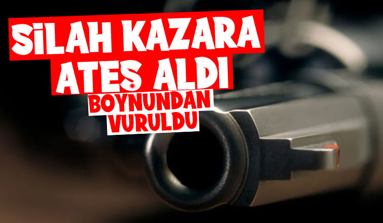 Yaşlı adam kazara kendini vurdu