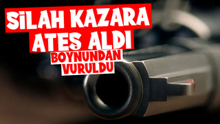 Yaşlı adam kazara kendini vurdu