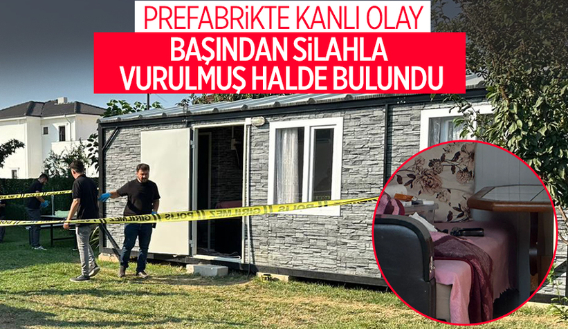 Yaşlı adam silahla başından vurulmuş halde bulundu