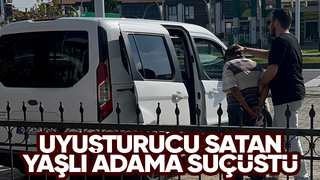Yaşlı adam uyuşturucu satarken yakalandı