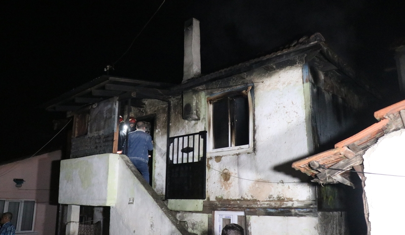 Yaşlı çiftin can verdiği yangında flaş iddia