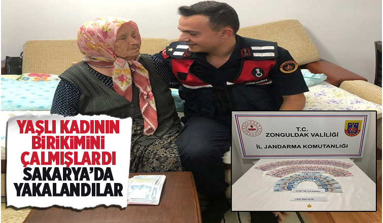 Yaşlı kadını soyan hırsızlar Sakarya'da yakalandı