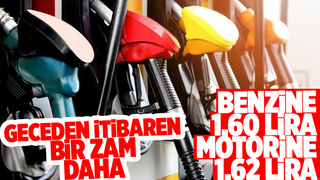 Benzin ve motorine bir büyük zam daha