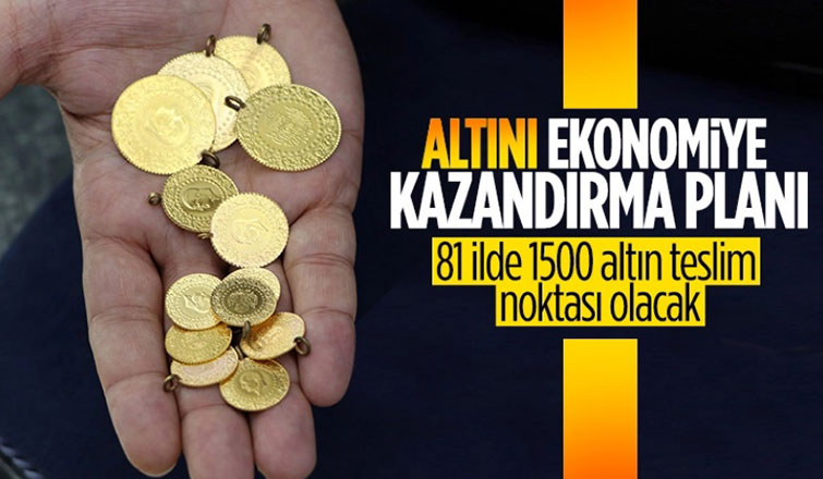 Yastık altındaki altınlar ekonomiye kazandırılıyor