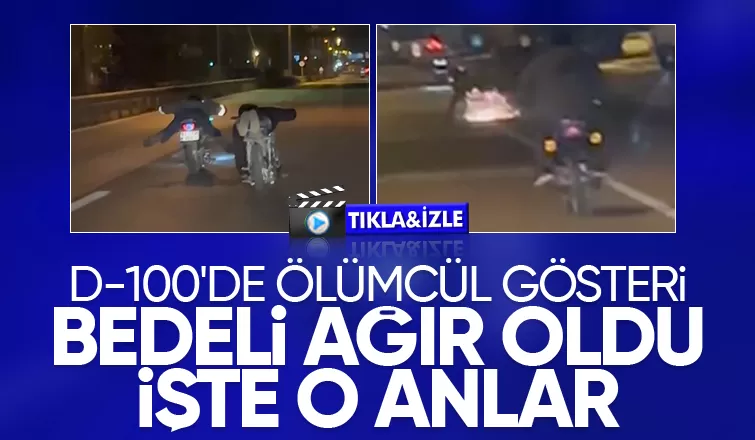 Yatarak motosiklet kullanan gençlerin sonu kötü oldu